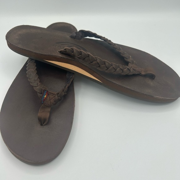 Ladies braided Rainbow sandal. - Picture 5 of 12